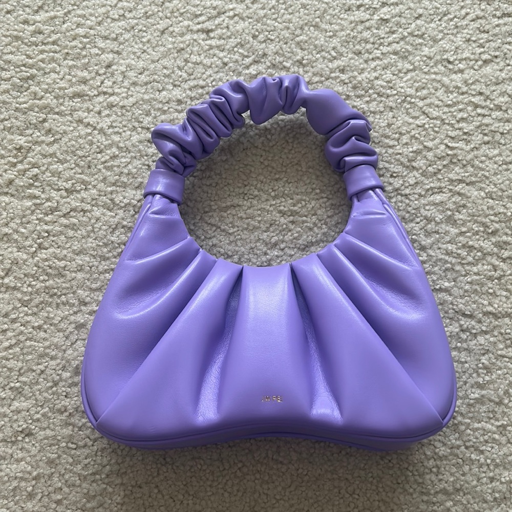 JW Pei Gabbi Ruched Hobo Handbag - Purple